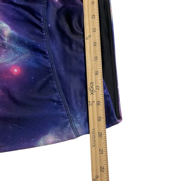 Zone Pro Womens Plus 3X Space Star Leggings Blue Purple Celestial Galaxy Cosmos - Picture 6 of 8